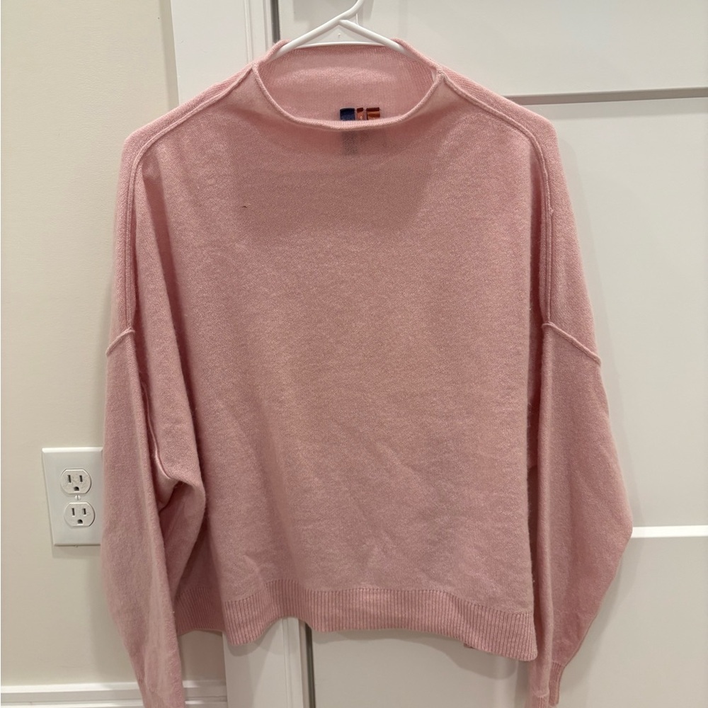Pilcro by Anthropologie The Alamo Cashmere MockNeck Pullover Sweater size Large - Picture 2 of 8